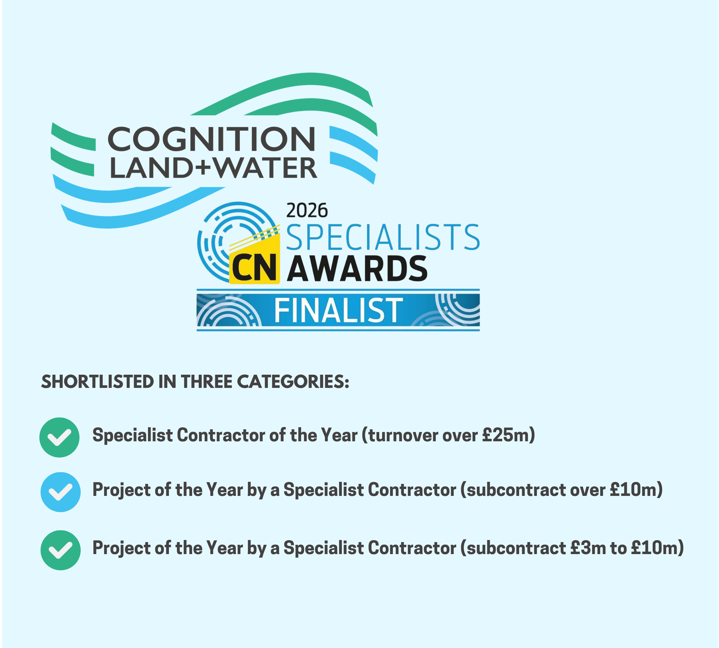 Cognition is a Proud Finalist in the CN Specialists Awards 2026!